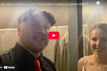 Lains Barn Oxfordshire wedding band